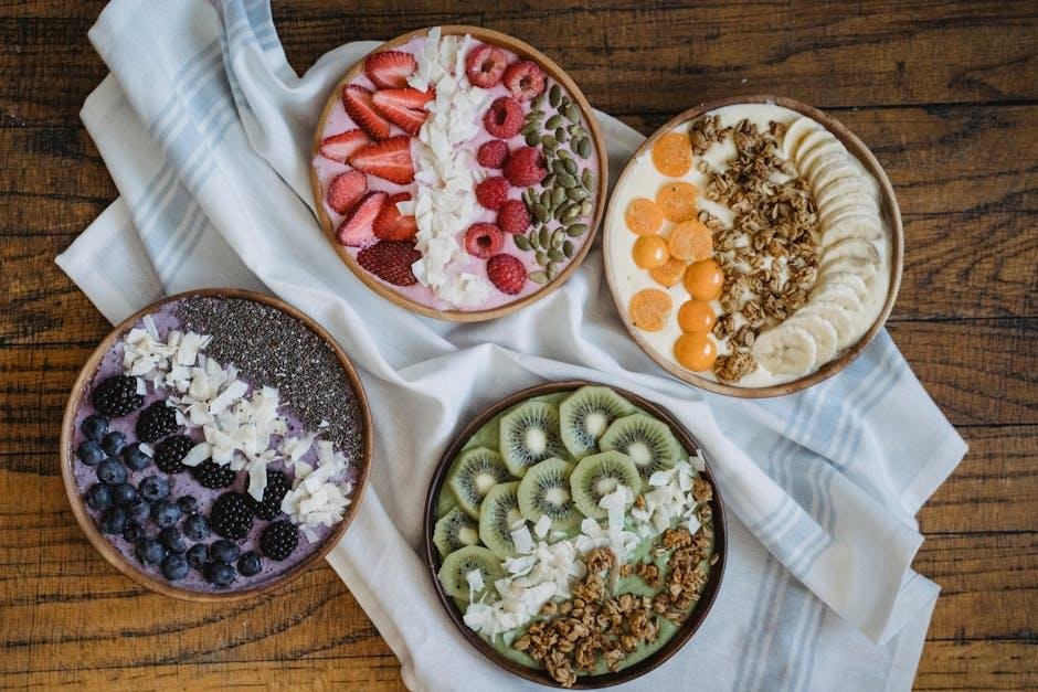 Tips for ⁣Meal ⁢Prep: Making Your Smoothie⁣ Bowls Convenient ‍and Delicious